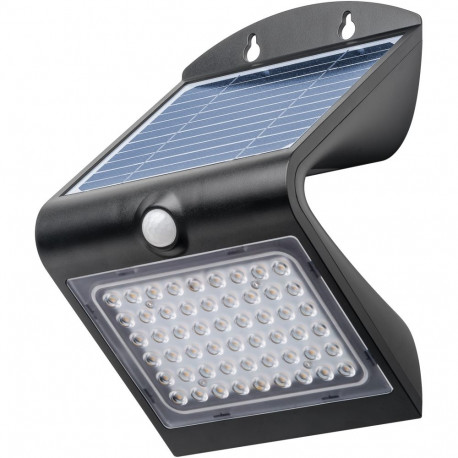Goobay LED päikesepaneeliga seinavalgusti liikumisanduriga 4W, must
