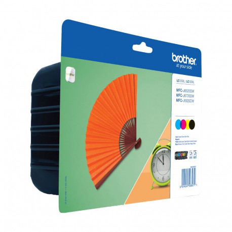 Brother LC-129XLVALBP ink cartridge 4 pc(s) Original Black, Cyan, Maroon, Yellow