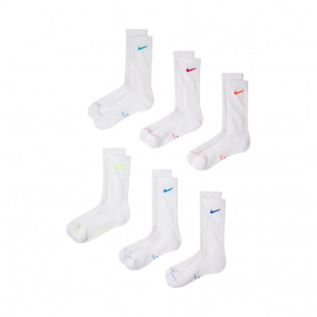 Nike sokid Everyday Elevated 6 paari HQ8021 906 38-42,5, valged