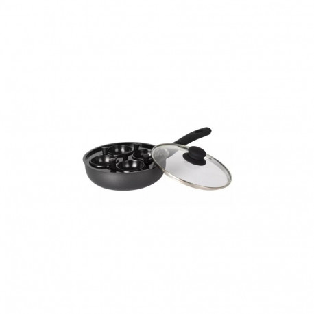 KINGHoff  KH 1806 Dziļa panna ar vāku un ieliktni olām  56 ml. diam 20 x 6 cm.   (5908287218062)