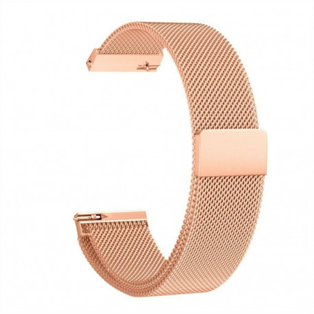 Kellarihm Trendybay Universaalne 20mm Milanese Metal, roosakuld