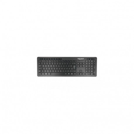 DeLOCK 12004 keyboard Home USB QWERTZ German Black