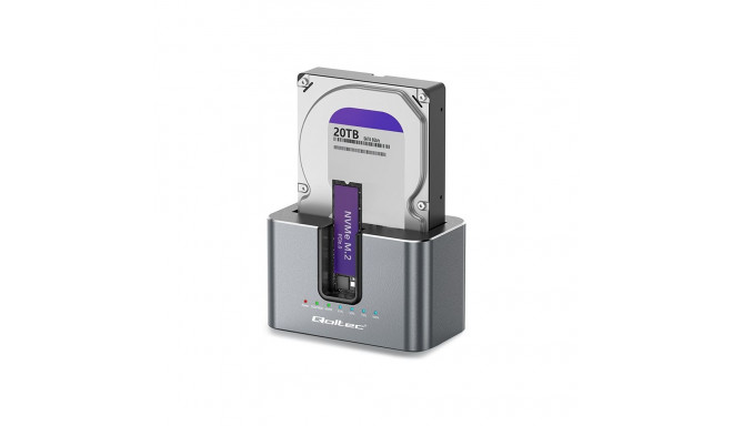 2in1 HDD SSD docking station SATA m.2 NVMe