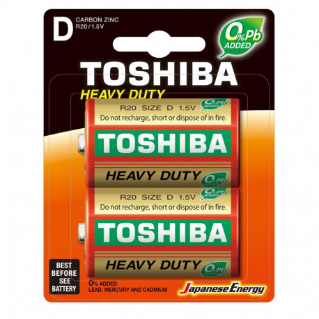 Bateria r20 blister 2 szt. zn-c