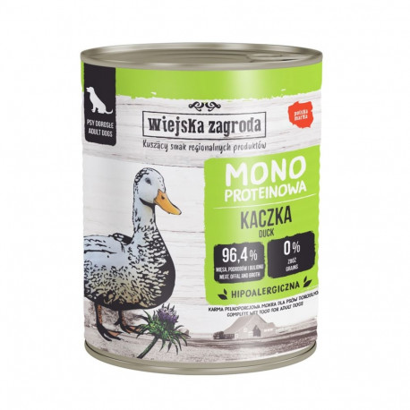WIEJSKA ZAGRODA märg koeratoit Mono Duck 800g