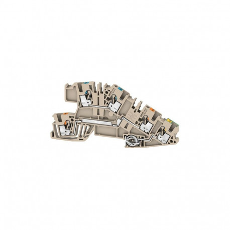 Weidmüller paigaldusriviklemm AITB 2.5 BB N-L-PE 2668940000