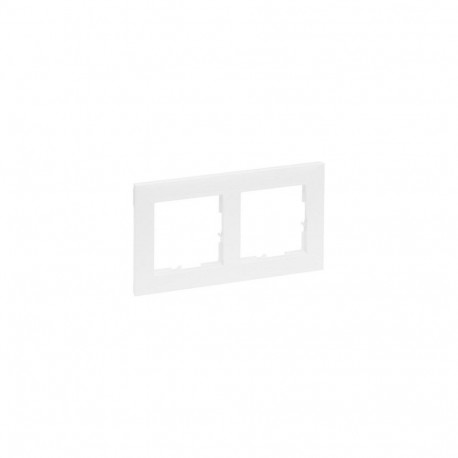 "Legrand 765172 SEANO 2-fach Rahmen in der Farbausfhrung Ultrawei"