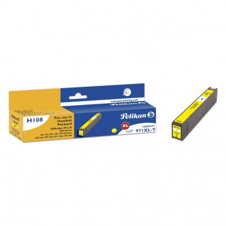 "Pelikan Tinte HP H108 CN628AE HP971XL yellow remanufactured"