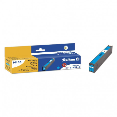 "Pelikan Tinte HP H106 CN626AE HP971XL cyan remanufactured"
