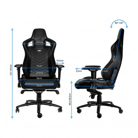 "noblechairs EPIC Gaming Stuhl - schwarz"