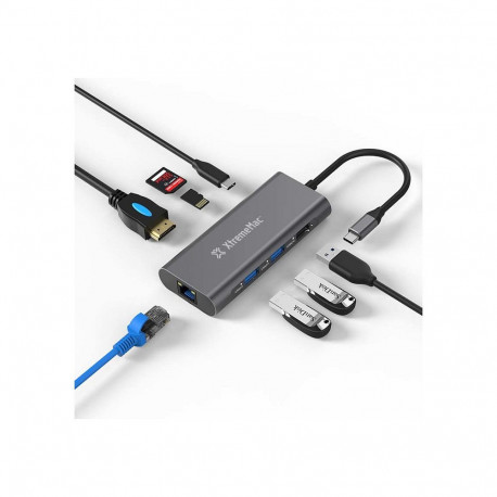 "XWH-HUB8-13 XTREMEMAC Hub USB-C 8-port"