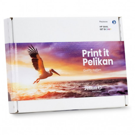 Pelikan tooner HP 364XL mitmikpakend, must/tsüaan/magenta/kollane