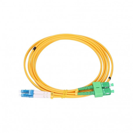 "Extralink SC/APC-LC/UPC Patchkabel, Einzelmode, Duplex, G652D, 3mm, 0,5m"