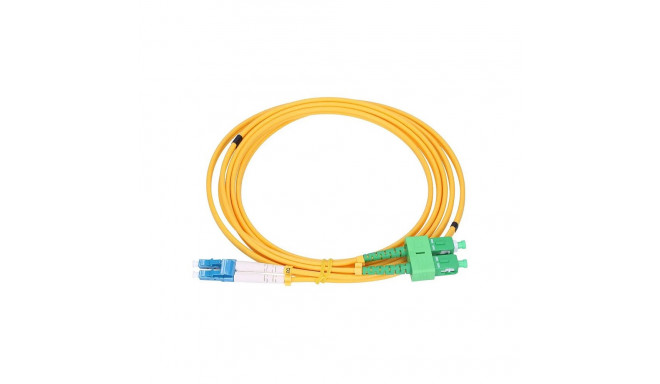 "Extralink SC/APC-LC/UPC Patchkabel, Einzelmode, Duplex, G652D, 3mm, 0,5m"