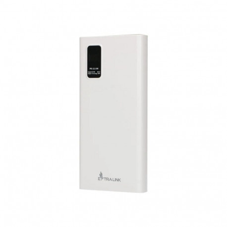 "Extralink EPB-067W Powerbank 10000mAh Weiß, Schnelles Laden, USB-C"