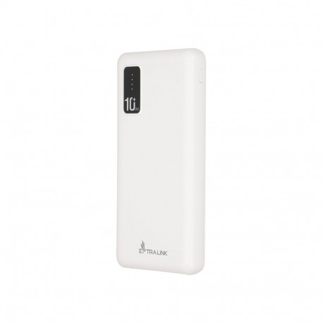 "Extralink EPB-098W 10000mAh Weißer Powerbank, USB-C"