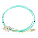 "Extralink Patchkabel LC/UPC-SC/UPC, Multimode, OM3, Duplex, 3mm, 1m"
