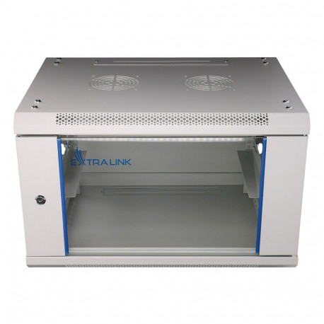 "6U 600x600 Grauer Wandmontierter Rackschrank"