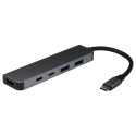Inter-Tech adapter AC Argus H-469-01 5in1 USB Type-C