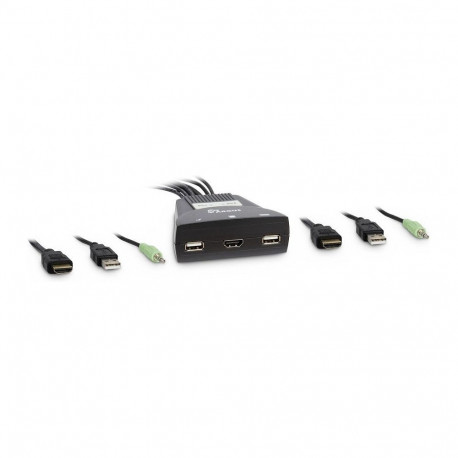 Inter-Tech KVM-lüliti LS-21HA HDMI, 2 porti, plastik, jaemüügipakend