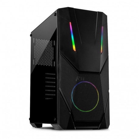 "Inter-Tech IT-3303 Hornet Midi Tower ATX RGB Gaming Gehäuse mit Seitenfenster"