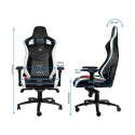 noblechairs mänguritool EPIC ehtsast nahast, must/valge/punane