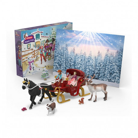 Schleich suur advendikalender HORSE CLUB – jõulusaanisõit