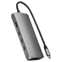 Satechi mitme pordiga adapter USB-C 8K Ethernetiga V3, kosmosehall