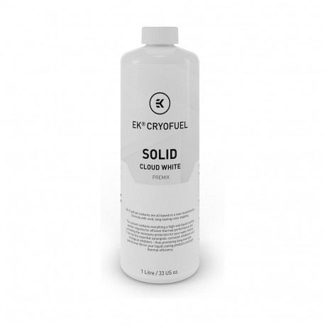 "EK Water Blocks EK-CryoFuel Solid Premix, Cloud White - 1000ml"