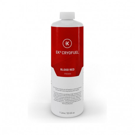 "EK Water Blocks EK-CryoFuel Premix, Blood Red - 1000ml"