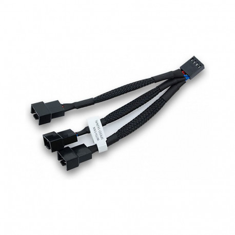 "Water Blocks EK-Cable Y-Weiche für 3x 4-Pin-PWM-Lüfter - 10 cm"