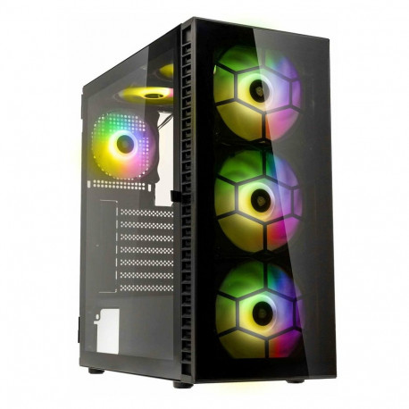 "Kolink Observatory HF Glass ARGB Midi-Tower - schwarz"