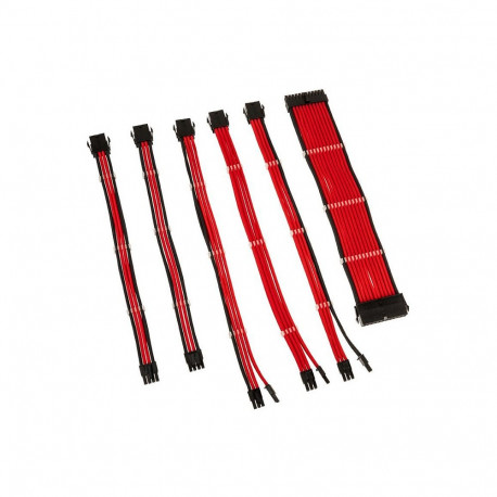 "Kolink Core Adept Braided Cable Extension Kit - Red"