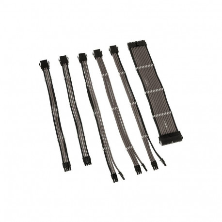 "Kolink Core Adept Braided Cable Extension Kit - Gunmetal"