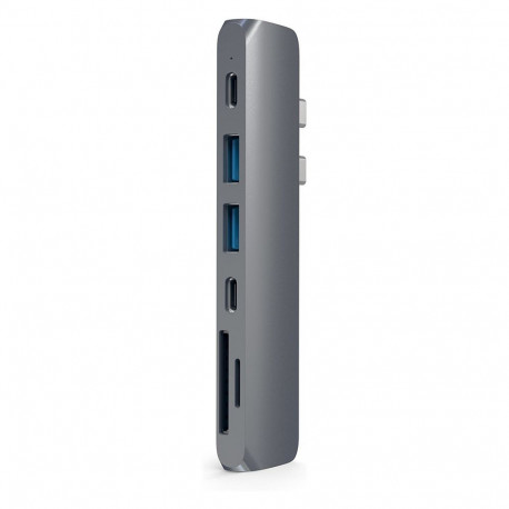"Satechi USB-C Hub 7 in 2 Adapter, Space Grau"