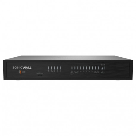 SonicWall turvaseade TZ Series (Gen 8) TZ580, kõrge käideldavus, 10GbE, 2.5GbE, 5GbE, lauaarvuti