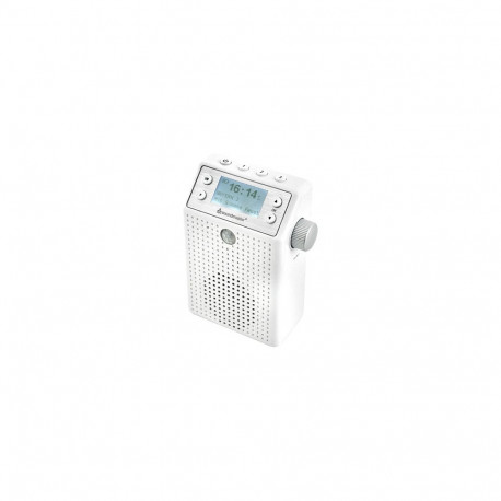 "soundmaster DAB60WE Socket Radio DAB+, FM Bluetooth, USB Hands-free Function, Incl. Microphone, Spl
