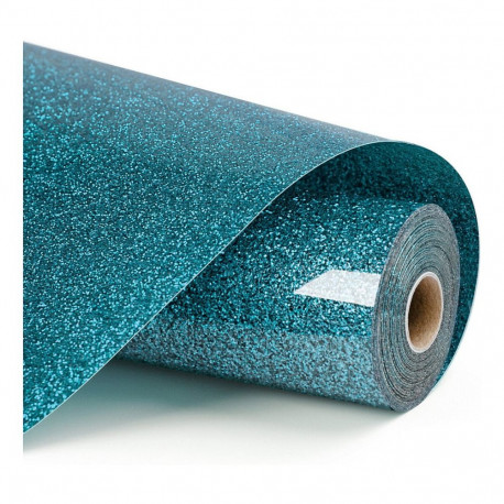 "LOKLiK Plotterfolie Glitzer - Hellblau - 30,5 x 90 cm"