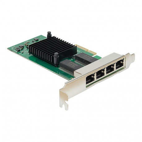 "Inter-Tech Gigabit PCIe Adapter Argus ST-7238 x4 i350Chips. retail"