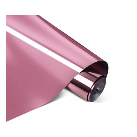 "LOKLiK Permanent Klebefolie Vinyl Spiegelnd-Metallic - Roségold - 30,5 x 180 cm"