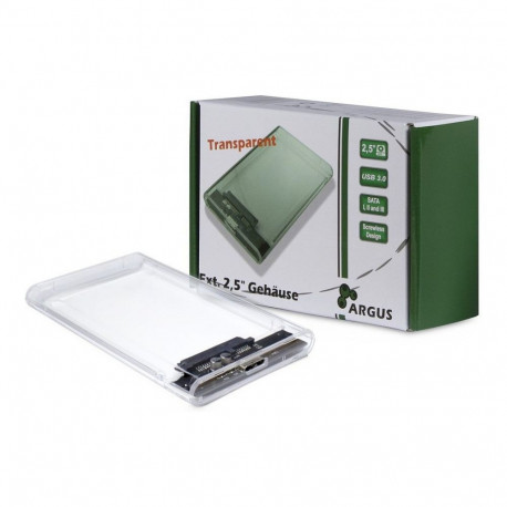 "Inter-Tech HDD Gehäuse 2,5"" Argus GD-25000 USB 3.0 transpare"