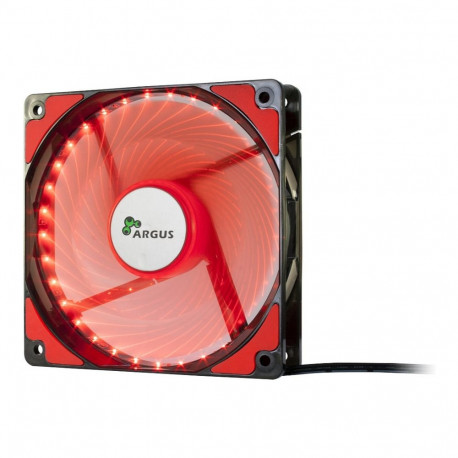 "Inter-Tech Lüfter 120*120*25 ARGUS L-12025 RD, rot"