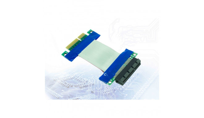 "Inter-Tech Riser Card Extender 5 cm PCIe x4 flexibel"