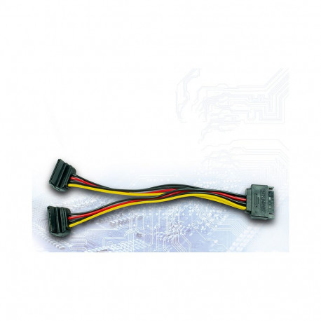 "Inter-Tech Adapter 1xS-ATA -> 2x S-ATA, 0,15m retail"