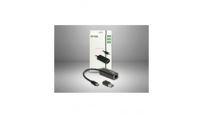 Inter-Tech LAN-adapter Argus IT-732 USB-C Gigabit Ethernet