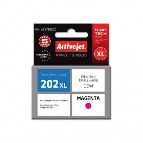 Ink Cartridge - Activejet Ae-202mnx Magenta