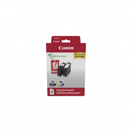 Canon PG-585/CL-586 (6205C004) Photo value pack Ink Cartridge Multipack, BK/CMY