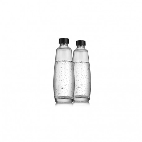 SodaStream DUO (1047205490) 2 Glass bottles, 1 L, Transparent/Black