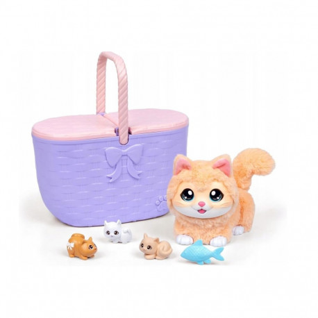 Little Live Pets interaktiivne pehme mänguasi kassiema korvis