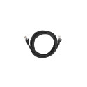 Lanberg patch cord Cat.5e UTP 3m, black